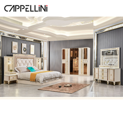 Cappellini ชุดเฟอร์นิเจอร์ห้องนอนตุรกี MDF ทนทานเฟอร์นิเจอร์ห้องนอนที่ทันสมัย