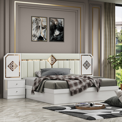 โฟชาน Wholesale ราคาถูก หรูหรา Double King Size Bedroom Set บ้านสมัยใหม่ ครบครัน