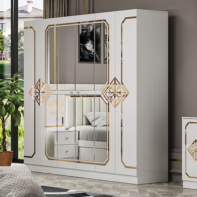 โฟชาน Wholesale ราคาถูก หรูหรา Double King Size Bedroom Set บ้านสมัยใหม่ ครบครัน