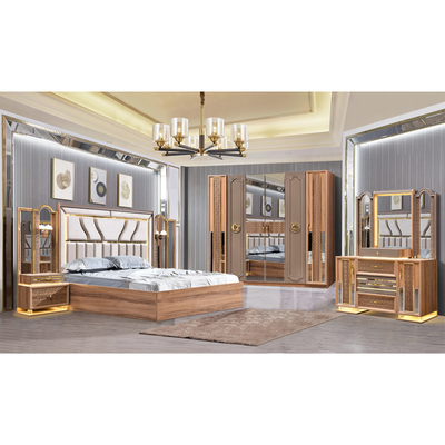สไตล์ไทยหรู รากไม้ ขนาดกษัตริย์ เตียงเตียง Led Headboard โมเดิร์น คลาสสิค ครบครันบ้าน ตู้นอนไม้ เฟอร์นิเจอร์