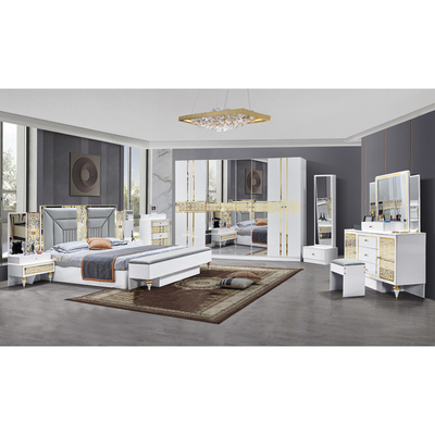 ขายปลีก ฝรั่งเศส บ้านไม้ Frame ห้องหลัก ห้องนอนคู่ ชุด ห้องนอนไม้ร่มรื่น