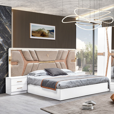 สไตล์ไทยหรู รากไม้ ขนาดกษัตริย์ เตียงเตียง Led Headboard โมเดิร์น คลาสสิค ครบครันบ้าน ตู้นอนไม้ เฟอร์นิเจอร์