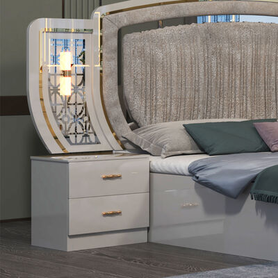 ราคาถูก ขายปลีก ครบ 5 ชิ้น เฟอร์นิเจอร์ห้องนอนโมเดิร์น เซ็ท บ้าน คอนโด ครบครัน กรอบไม้ เตียงขนาดใหญ่