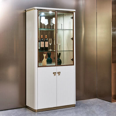 ชุดโต๊ะทานอาหารและเก้าอี้ไม้หรูหราทันสมัยสำหรับ 6 ที่นั่ง เฟอร์นิเจอร์สีขาว ชุดห้องอาหารไม้ครบชุด