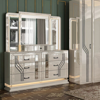 ห้องผู้ใหญ่สไตล์ตุรกี โมเดิร์น ห้องนอนคู่ ห้องเก็บของหลังบ้าน กรอบไม้ หรูหรา ขนาดพระ ครบชุดเฟอร์นิเจอร์ห้องนอน