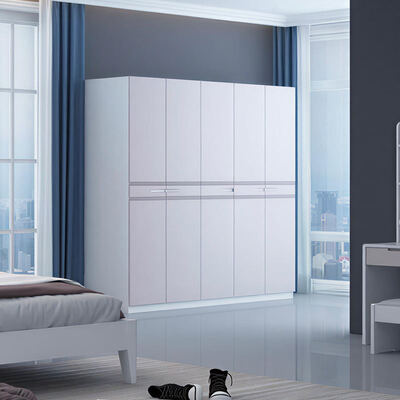 ชุดเฟอร์นิเจอร์ห้องนอน Master คลาสสิกไม้ ขนาดกษัตริย์ สถานที่เก็บของ สะดวกสบาย คุณภาพสูง มินิมอลิสต์หรูหรา เฟอร์นิเจอร์โมเดิร์น ห้องนอน