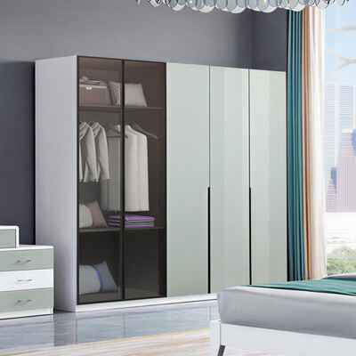 Master Suite ห้องนอน เฟอร์นิเจอร์ชุด โครงสร้างไม้ ที่พักผ่อน สะดวกสบาย ที่เก็บของ ขั้นต่ํา คุณภาพสูง ห้องนอนโมเดิร์นหรูหรา