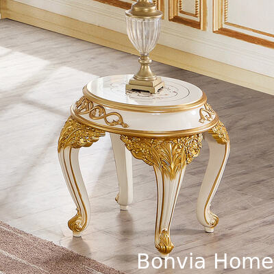 ตู้ทีวีสไตล์ยุโรปคลาสสิกหรูหราสไตล์ราชวงศ์เฟอร์นิเจอร์วิลล่าเฟอร์นิเจอร์บ้านตู้เก็บของสีขาวและทองขาตั้งทีวีไม้ขนาดใหญ่สำหรับห้องนั่งเล่น