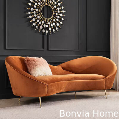 ดีไซน์โมเดิร์น 3 ที่นั่ง โซฟาพักผ่อน ห้องนั่งเล่น โซฟาชุดส่วนของบ้าน เฟอร์นิเจอร์ห้องพักหรูหรา โซฟาผ้าห่ม