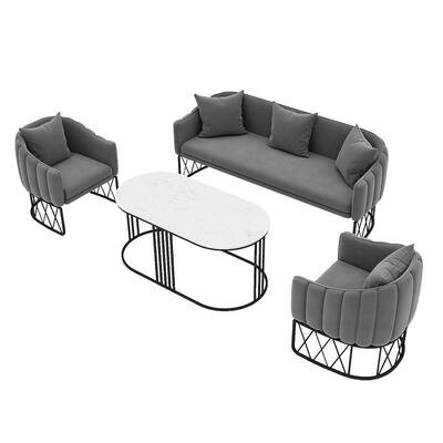 Minimalist Design Living Room Sectional Small Sofa Set Home Furniture Office Modular Luxury Modern Fabric Sofa