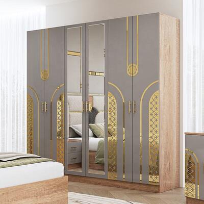 Chambre a Coucher ตุรกีชุดห้องนอนขนาดคิงไซส์ห้องนอนคู่กรอบไม้ราคาถูกหรูหราโมเดิร์นห้องนอนเฟอร์นิเจอร์ชุด