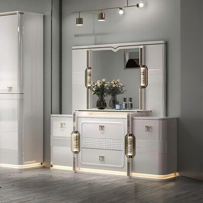 เซนส์ De Chambre โซฟาไซส์กิง เซตห้องนอนหรู หลังบ้าน ห้องนอนคู่ ห้องนอนไม้ ตุรกี เฟอร์นิเจอร์ห้องนอนโมเดิร์น