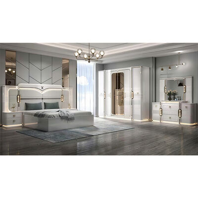 เซนส์ De Chambre โซฟาไซส์กิง เซตห้องนอนหรู หลังบ้าน ห้องนอนคู่ ห้องนอนไม้ ตุรกี เฟอร์นิเจอร์ห้องนอนโมเดิร์น