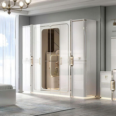 เซนส์ De Chambre โซฟาไซส์กิง เซตห้องนอนหรู หลังบ้าน ห้องนอนคู่ ห้องนอนไม้ ตุรกี เฟอร์นิเจอร์ห้องนอนโมเดิร์น