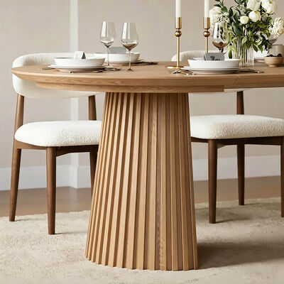 Ensemble De Table Manger Modern Extendable Dining Table Set 6 Seater Dining Room Furniture Wooden Foldable Dining Table 4 Chairs