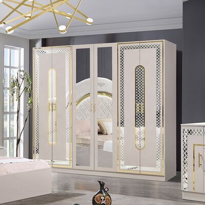 Chambre a Coucher ครบครัน ไฟฟ้าสองที่ ห้องนอน เซ็ต king size ห้องนอน Suite กรอบไม้ โมเดิร์น เฟอร์นิเจอร์ห้องนอนหรู