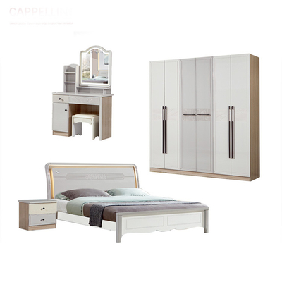 Cabrini King Size เฟอร์นิเจอร์ห้องนอนมินิมอลชุด Hotel Home
