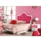 Cappellini Girls Bedroom Furniture พร้อมโต๊ะ Pink Princess Bed 1280 * 2050mm