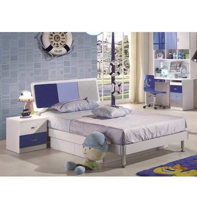 ไม้เนื้อแข็งเฟอร์นิเจอร์ห้องนอนเด็กเดี่ยวชุดเตียงเด็ก 1.28m Cabrini