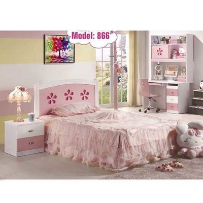Cabrini Wood ชุดห้องนอนเด็ก Pink Disney Princess Kids Furniture