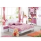 ชุดเฟอร์นิเจอร์ห้องนอนเด็กผู้หญิง MDF Pink Solid Wood CBM 0.32