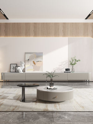 ตู้วางทีวีหินอ่อนผสมโต๊ะกาแฟ Cabrini Slate